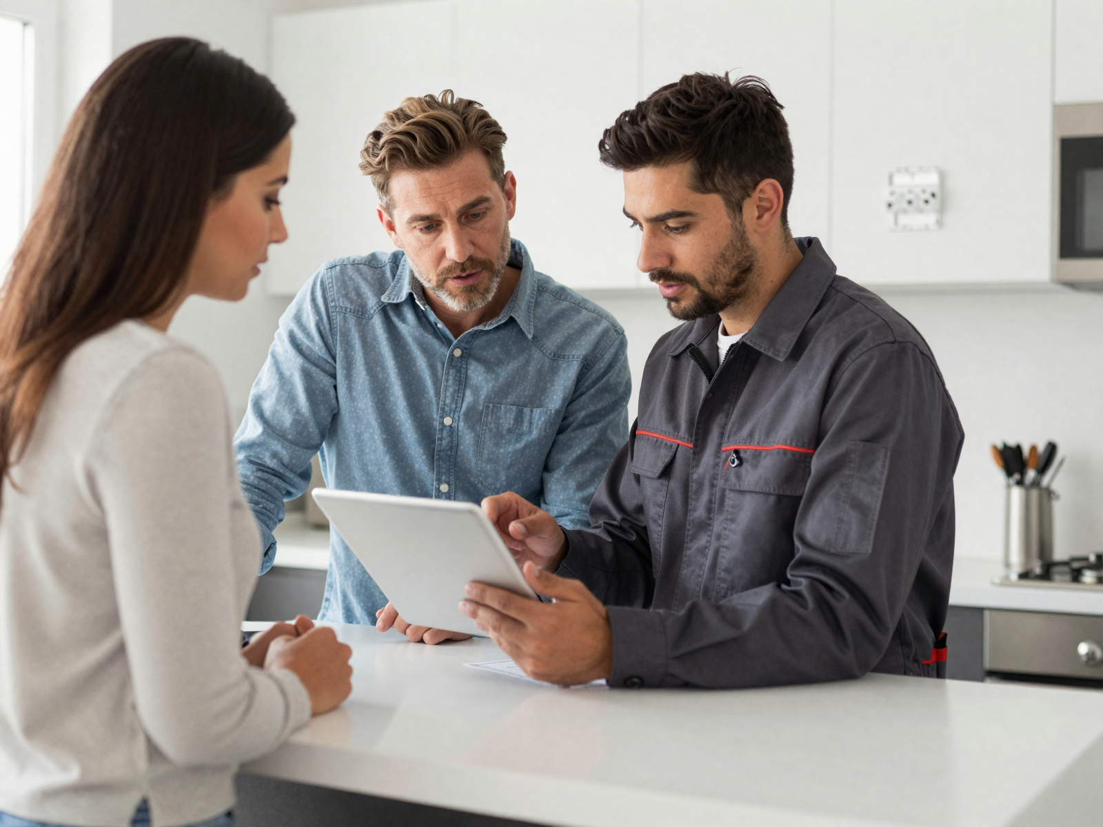 Electrician working on electrical panel installation